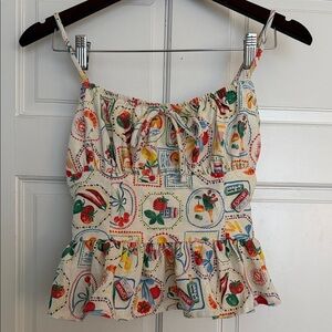 En Saison Multicolor Patterned Camisole